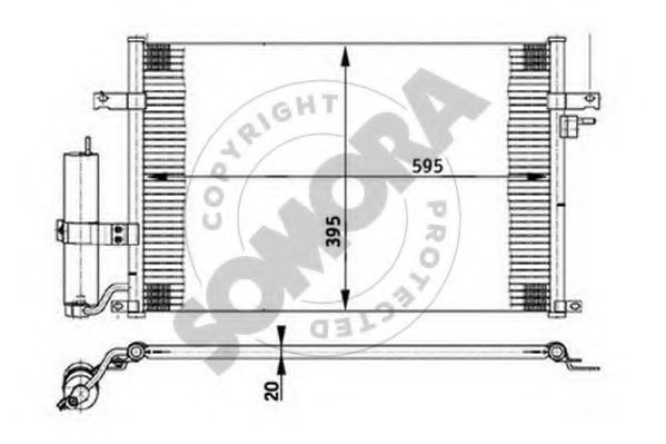 Конденсатор, кондиционер SOMORA 064060