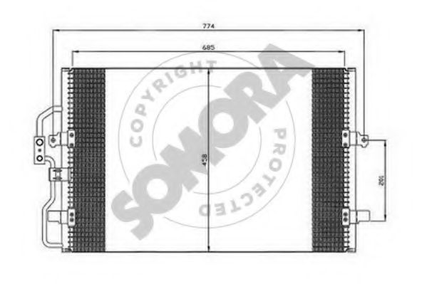 Конденсатор, кондиционер SOMORA 085060
