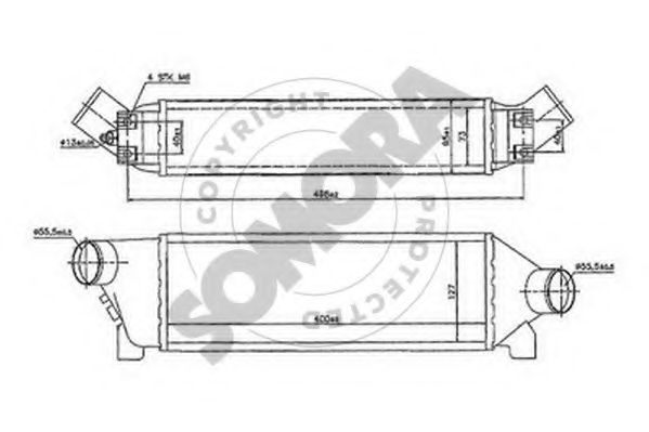 Интеркулер SOMORA 094445B