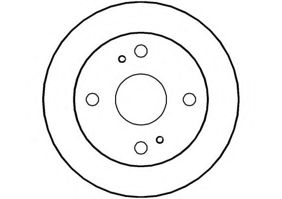 Тормозной диск NATIONAL NBD425