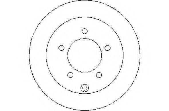 Тормозной диск NATIONAL NBD1708