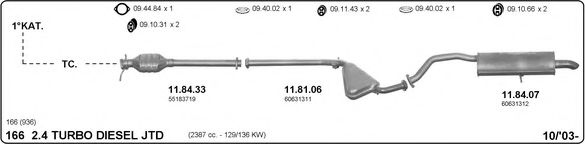 Система выпуска ОГ IMASAF 502000199