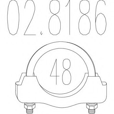 Соединительные элементы, система выпуска MTS 02.8186