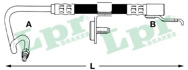 Тормозной шланг LPR 6T46560