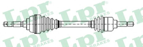 Приводной вал LPR DS21064