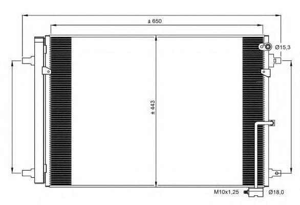 Конденсатор, кондиционер NRF 350059