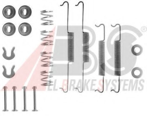 Комплектующие, тормозная колодка A.B.S. 0522Q