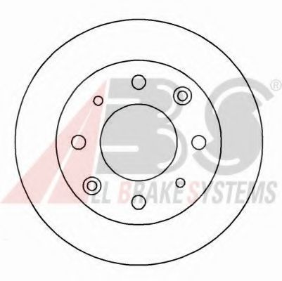 Тормозной диск A.B.S. 15544