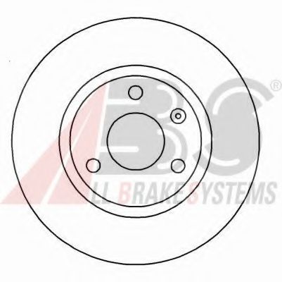 Тормозной диск A.B.S. 16035