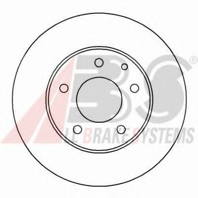 Тормозной диск A.B.S. 16456