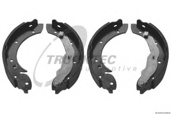 Комплект тормозных колодок, стояночная тормозная система TRUCKTEC AUTOMOTIVE 08.35.002