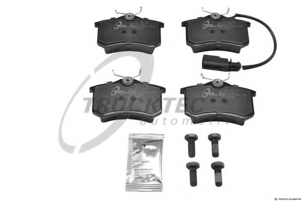 Комплект тормозных колодок, дисковый тормоз TRUCKTEC AUTOMOTIVE 07.35.143