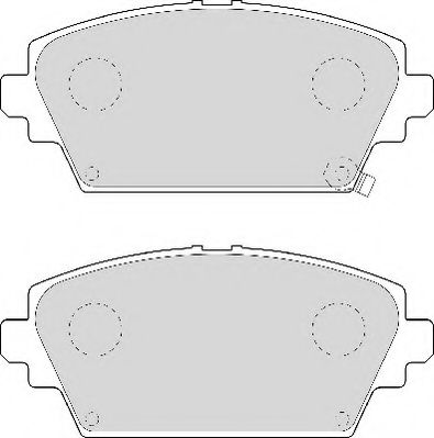 Комплект тормозных колодок, дисковый тормоз NECTO FD6937A