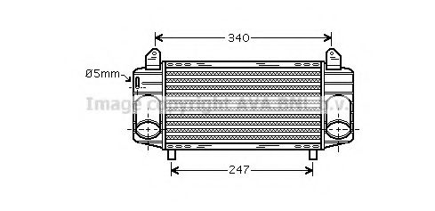 Интеркулер AVA QUALITY COOLING AI4357