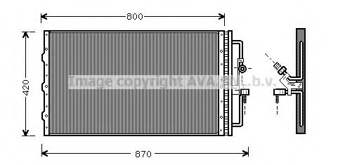 Конденсатор, кондиционер AVA QUALITY COOLING OL5267