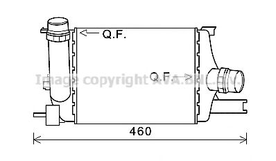 Интеркулер AVA QUALITY COOLING RTA4602