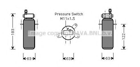 Осушитель, кондиционер AVA QUALITY COOLING RTD288