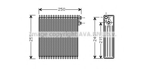 Испаритель, кондиционер AVA QUALITY COOLING TOV389