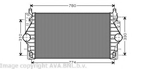 Интеркулер AVA QUALITY COOLING VW4246