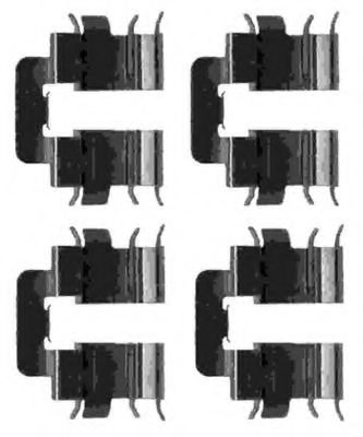 Комплектующие, колодки дискового тормоза MGA A210