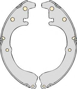 Комплект тормозных колодок MGA M652