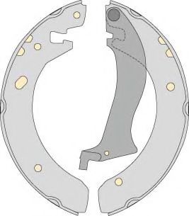 Комплект тормозных колодок MGA M764