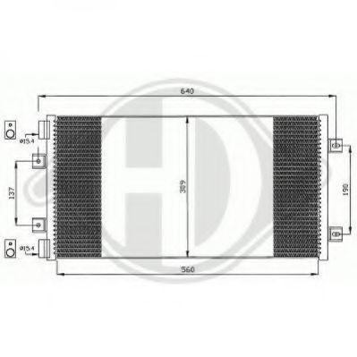 Конденсатор, кондиционер DIEDERICHS 8345304