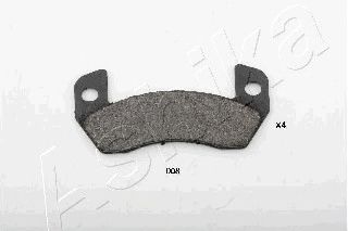 Комплект тормозных колодок, дисковый тормоз ASHIKA 51-00-008