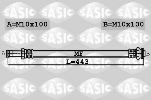 Тормозной шланг SASIC 6606011