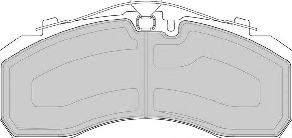 Комплект тормозных колодок, дисковый тормоз ABEX G6981PTS