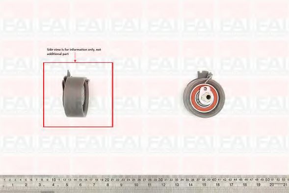 Натяжной ролик, ремень ГРМ FAI AutoParts T9483