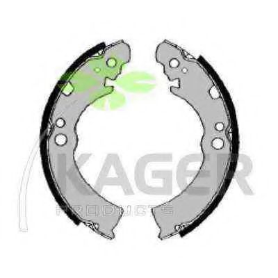 Комплект тормозных колодок KAGER 340251
