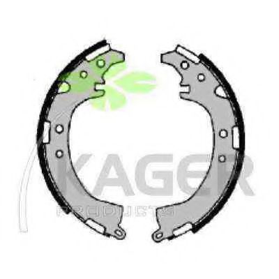 Комплект тормозных колодок KAGER 340331