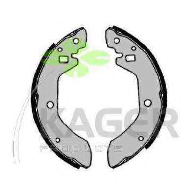 Комплект тормозных колодок KAGER 34-0439