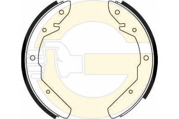 Комплект тормозных колодок GIRLING 5181499