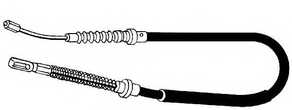 Трос, стояночная тормозная система KAWE PU02175