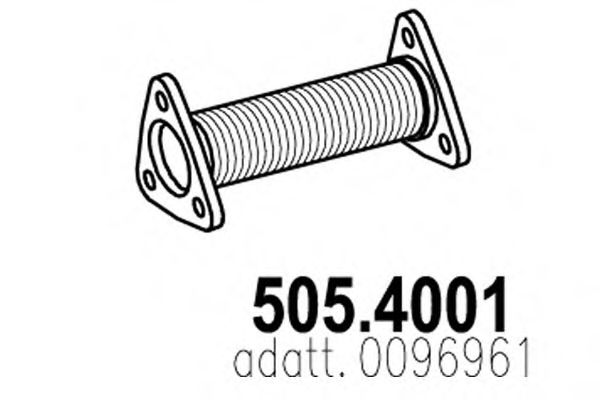 Гофрированная труба, выхлопная система ASSO 505.4001