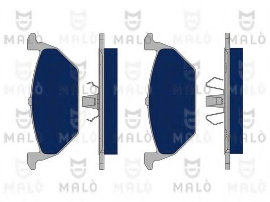 Комплект тормозных колодок, дисковый тормоз MALÒ 1050104