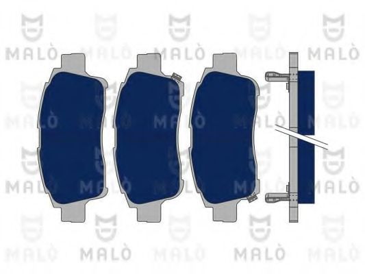 Комплект тормозных колодок, дисковый тормоз MALÒ 1050130