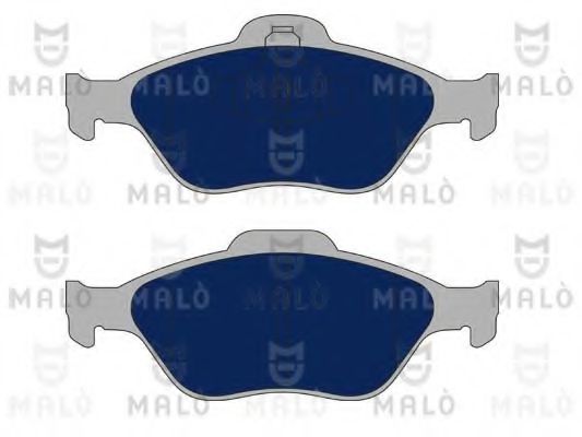 Комплект тормозных колодок, дисковый тормоз MALÒ 1050133