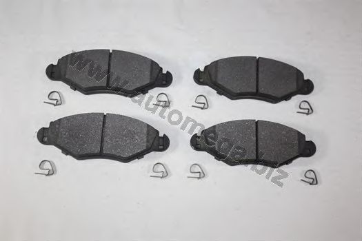Комплект тормозных колодок, дисковый тормоз AUTOMEGA 304254094