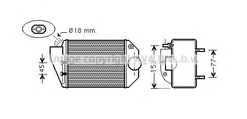 Интеркулер PRASCO VW4221