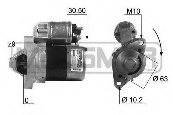 Стартер MESSMER 220358