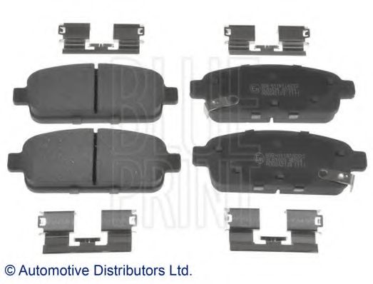 Комплект тормозных колодок, дисковый тормоз BLUE PRINT ADG042123