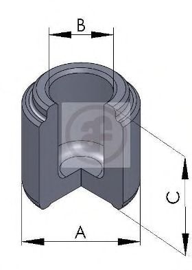 Поршень, корпус скобы тормоза AUTOFREN SEINSA D025236