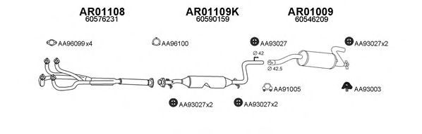 Система выпуска ОГ VENEPORTE 010068