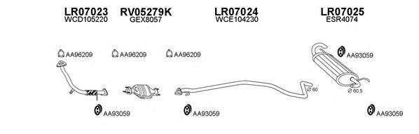 Система выпуска ОГ VENEPORTE 070009