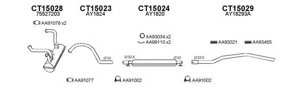 Система выпуска ОГ VENEPORTE 150002