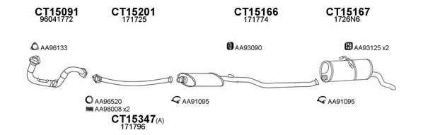 Система выпуска ОГ VENEPORTE 150014