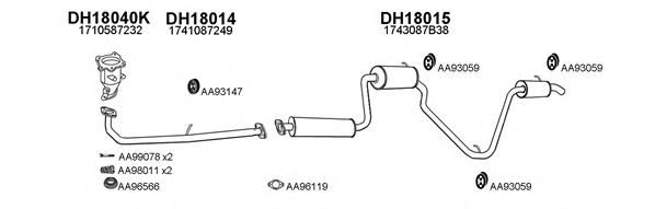 Система выпуска ОГ VENEPORTE 180008